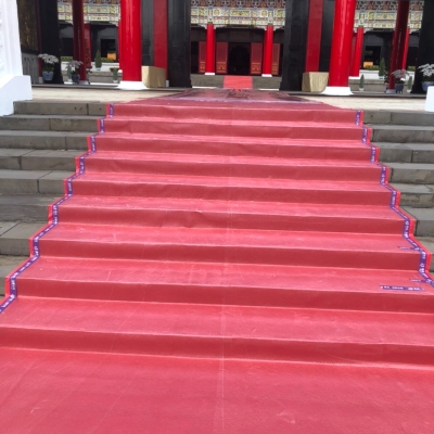 忠烈祠秋祭典禮紅色地毯